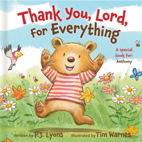 Thank You, Lord, For Everything Personalized Book