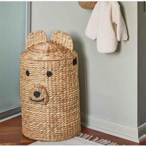 Bear Woven Kids Hamper with Handles
