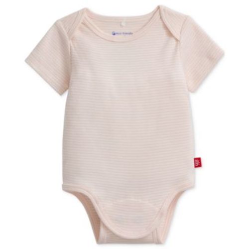 Magnetic Baby Cotton Bodysuits, 3 Pack