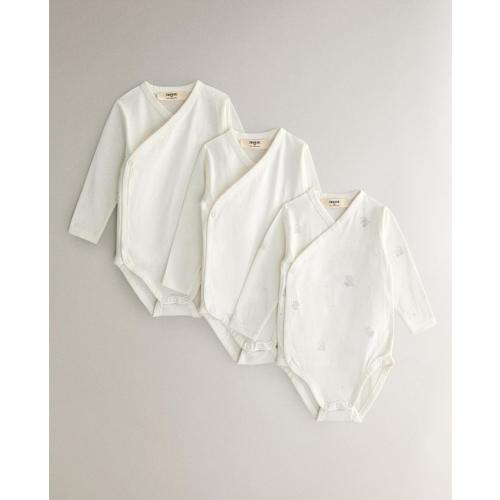 ELEPHANT BABY BODYSUIT (SET OF 3) - New in - KIDS AND BABY - BABY | Zara Home United States of America