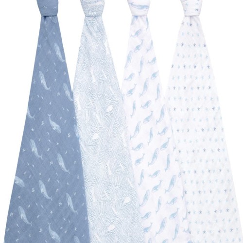 organic cotton swaddles 4 pack