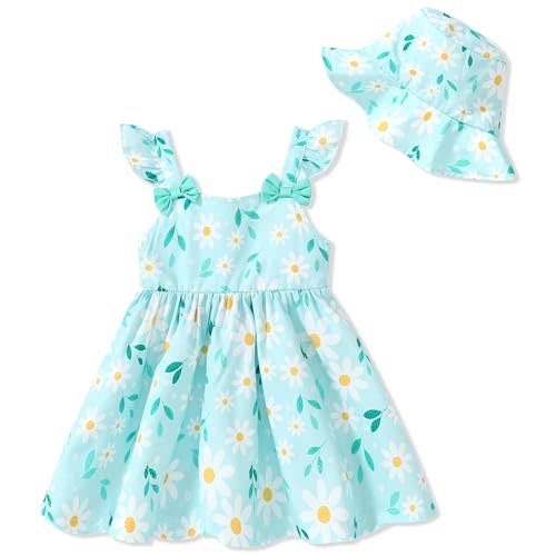 DeeFant Baby Girl Dress Newborn Girls Summer Boho Dresses Infant Sleeveless Flower Sundress Todddler Baby Clothes