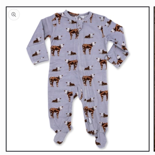 Hereford Footed Jammies – Cowkid Clothing Company