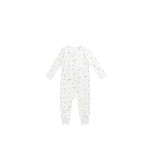 Organic Cotton Jude Onepiece - Lapin Jardin Crisp – Jamie Kay USA