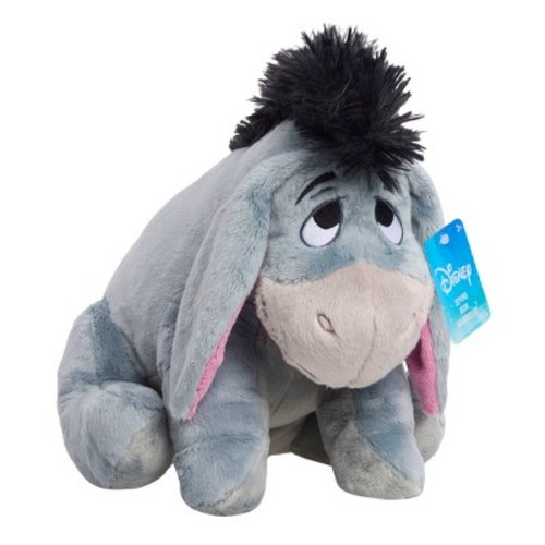 Disney Signature Collection Eeyore Plush: Polyester Stuffed Donkey, 12" Character Doll
