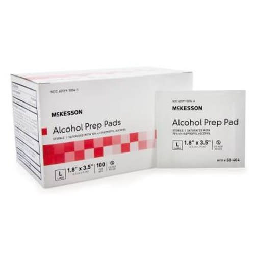 Large Alcohol Prep Pad, PACK OF 10 | In His Hands