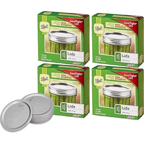 Ball Wide Mouth Mason Jar Lids (Wide Mouth) - 48 Lids