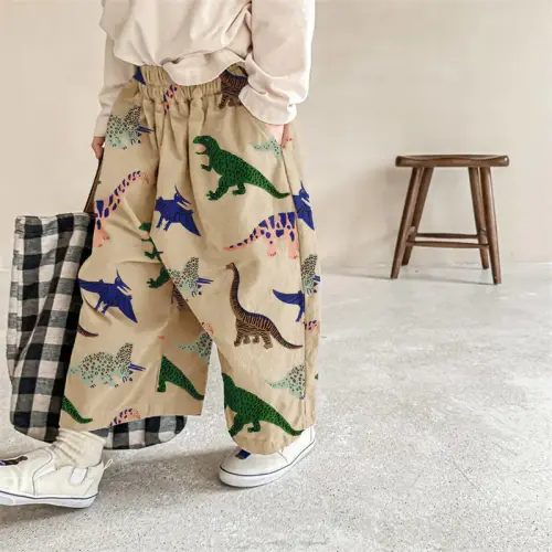 Baby & Kids Dinosaur Print Casual Pants
