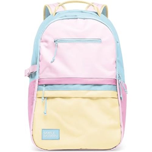 Simple Modern Ellis Backpack for School | Small 15L Elementary Middle and High School Bookbag for Kids and Teens | Girls and Boys | Sherbet
