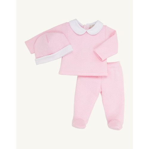 TBBC Harts Hold Me Set Pima Jacquard Palm Beach Pink - Spoiled Sweet - Spoiled Sweet Boutique