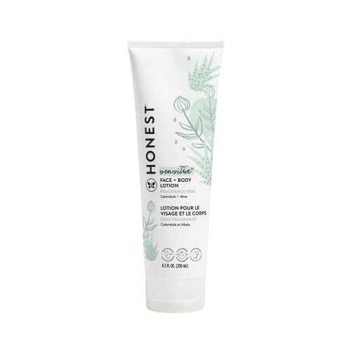 The Honest Company Baby Face + Body Lotion, Sensitive Fragrance Free, 10 fl. oz.