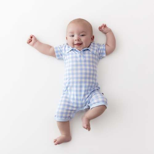 Polo Shortall in Gingham Breeze
