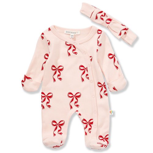 Adventurewear 360 Baby Girls Bow Footed Coverall