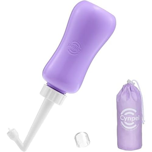 XL Portable Bidet Bottle - Portable Bidet Sprayer for Travel - Post Partum Essentials - Peri Bottle Postpartum Care - Hand Held Spray for Women Baby - Perineal Wash