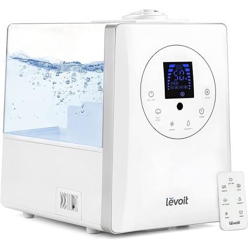 Levoit Humidifiers for Bedroom Large Room Home, Warm and Cool Mist, White