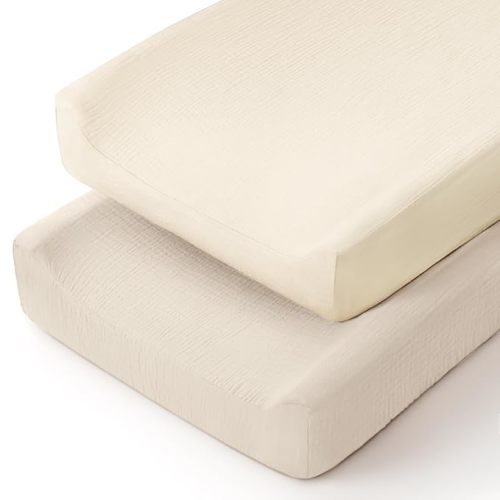 lulumoon Baby Changing Pad Cover: Muslin Diaper Changing Table Pad Cover - Changing Pad Sheets for Girls Boys