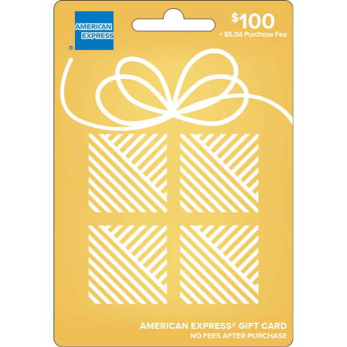 $100 American Express® Gold Gift Card (plus $5.84 Purchase Fee)