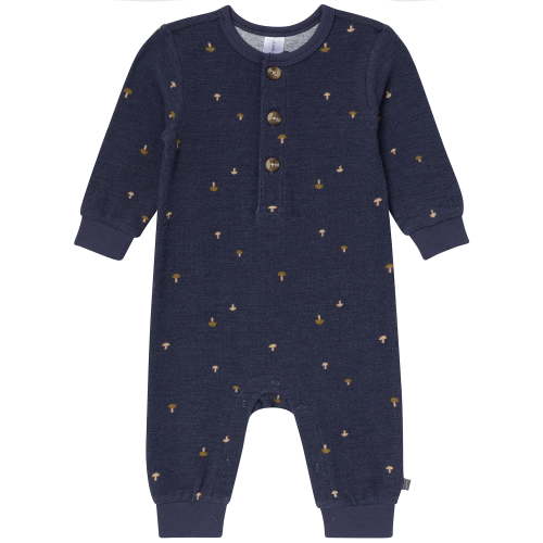 Modern Moments by Gerber Neutral Slouch Romper, Sizes 0/3 Months - 24 Months