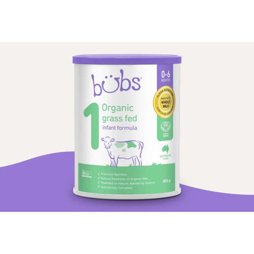 Bubs Organic® Grass Fed Infant Formula Stage 1