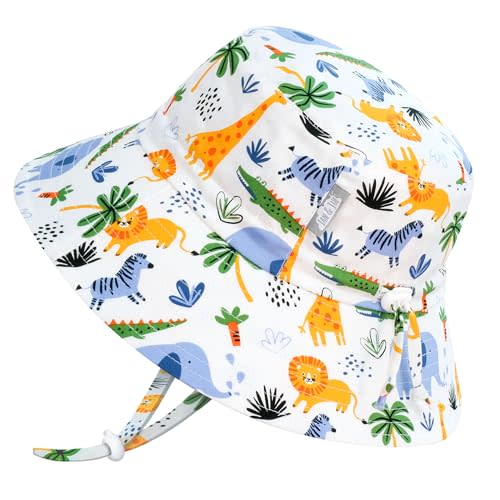 JAN & JUL Grow-with-Me Cotton Bucket Sun-Hat for Baby and Kids