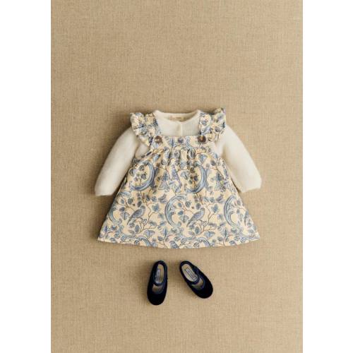 Lucy Dress - Petit Sézane x Antoinette Poisson - Blue Birds Print