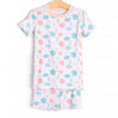 Turtle Tide Bamboo Pajama Short Set, Pink – Stitchy Fish