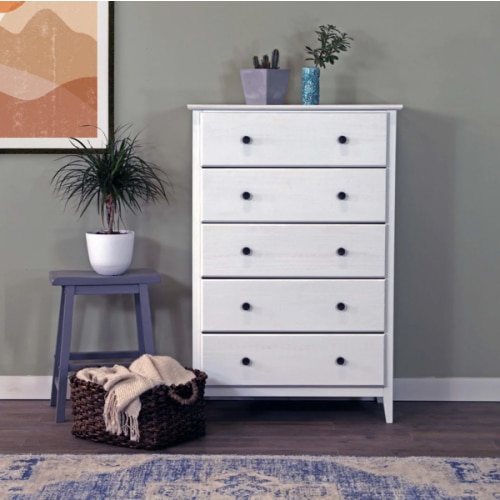 Greenport 5-Drawer Chest – Grain Wood Furniture