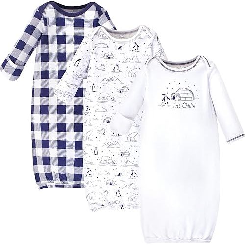 Touched by Nature Unisex Baby Organic Cotton Gowns