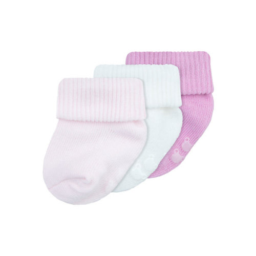 Medium Pink Baby Rib Socks. 3 Pack | Best&Less™ Online