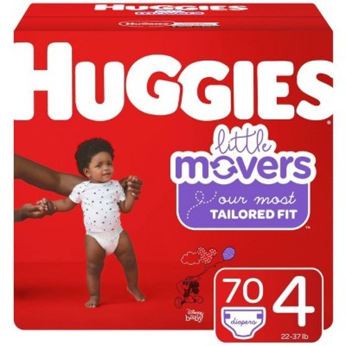 Huggies Little Movers Diapers Super Pack - (Select Size), Size: Size 4  (70 Count)