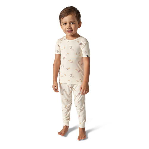 Modern Moments by Gerber Toddler Neutral Super Soft Tight Fitting Pajama Set, 2-Piece, Sizes 12 Months - 5T