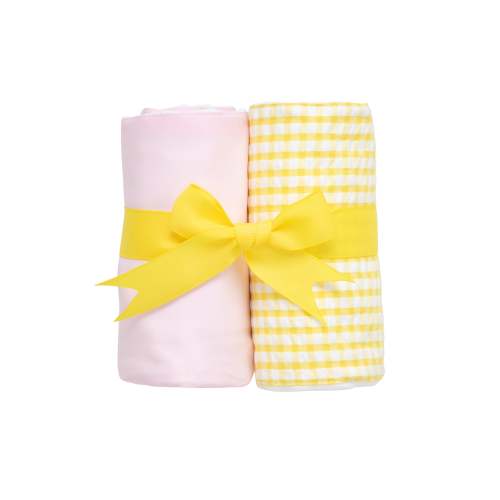Bumble Bee Set of Two Burps, Pink