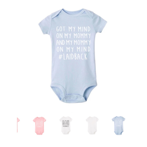 MIND ON MY MOMMY Onesie - Hazel & Bo