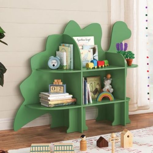 Arceso 3-Tier Corner Kids Bookshelf and Toy Storage Organizer for Kids Room