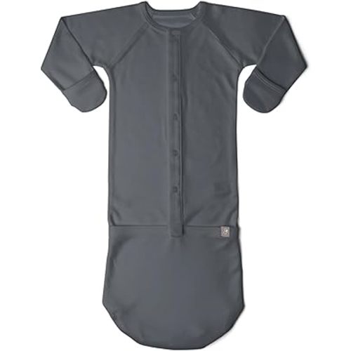 goumikids Viscose Made from Bamboo Organic Cotton Convertible Baby Gown