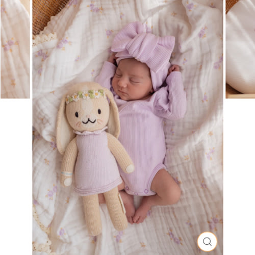 Kimono Onesie | Pastel Lilac Waffle – Little and Fern