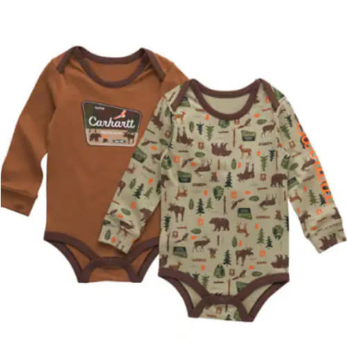 Boys' 2-Piece Long Sleeve Outdoor Bodysuit Set (Baby) | Kids' Graphics | Carhartt