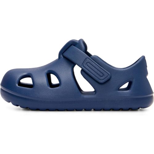 Ten Little Splash Sandals for Toddlers Kids Baby, Nautical Navy, Size 4
