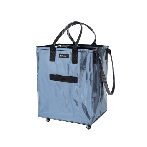 Crystal Blue Tote Bag | Hulken® Rolling Tote