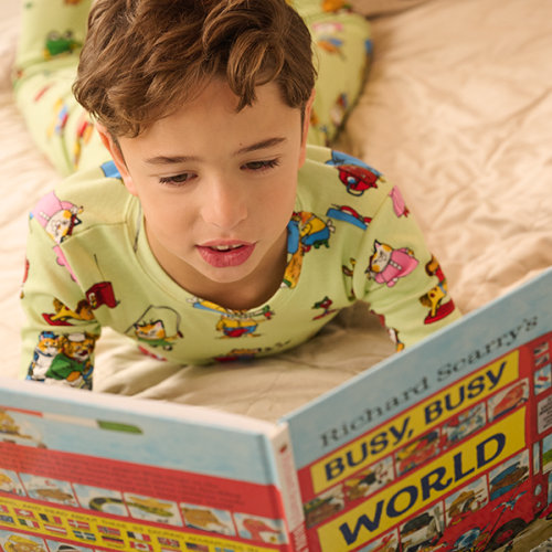 Richard Scarry's Busy World Kids Pajama Set | Books to Bed – Books To Bed