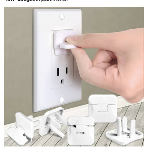Outlet Covers Babepai 38-Pack White Child Proof Electrical Protector Safety Improved Baby Safety Plug Covers
