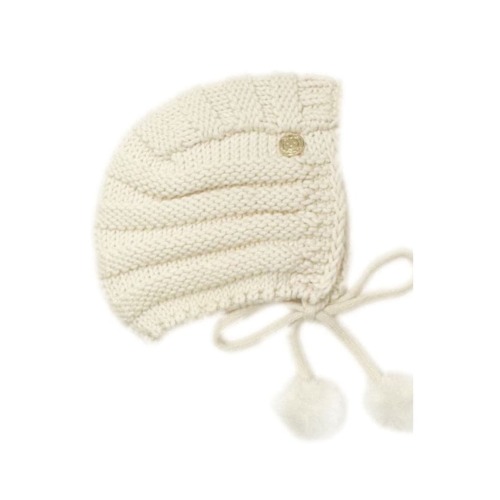 Oatmeal Organic Cotton Knit Bonnet
