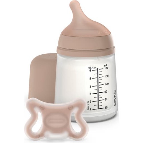 Suavinex Zerø.Zerø™ Small Anti-Colic Adaptable Flow Newborn Bottle & Pacifier Starter Set