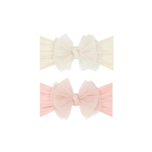 2-Pack Fab-Bow-Lous® Point d'Esprit Tulle Headbands