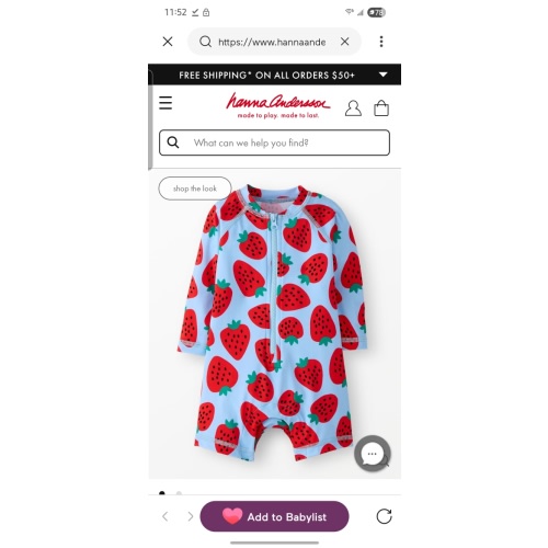 Baby Rashguard Swimsuit