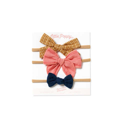 The Gwen Headband Bow Set – Little Poppy Co.