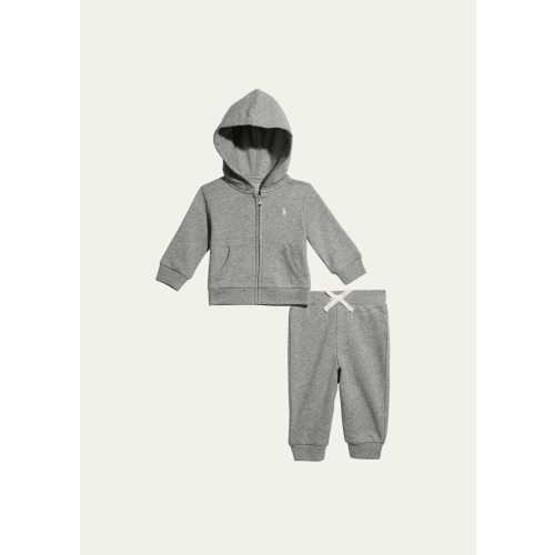 Boy's Atlantic Terry 2-Piece Sweatsuit, Size 3M-24M