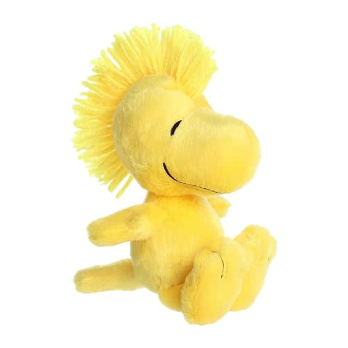 Aurora® Adorable Peanuts® Woodstock Stuffed Animal - Officially Licensed Toys for All Snoopy Fans - Nostalgic Gift for Adults and Birthday Celebrations - Floppy Legs 6.5 Inches