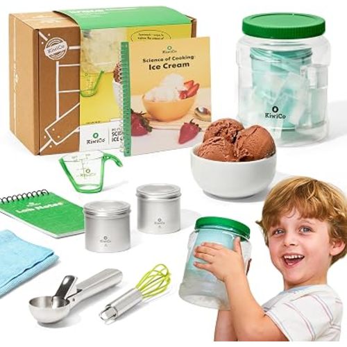 KiwiCo Science of Cooking Ice Cream Kit - STEM Chemistry Set for Ages 5+