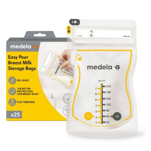 Medela Easy Pour Breast Milk Storage Bags 25pcs – Baby Kingdom